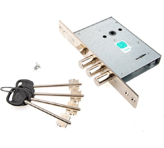 Изображение товара Врезной замок ГАРДИАН 3011-4 кл дл.кл. /ЗК.303Н-01/ 19025