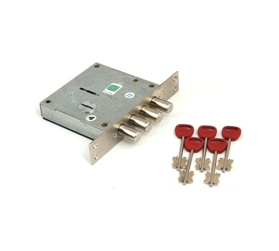 Изображение товара Врезной замок ГАРДИАН 4001 Т-5кл QUATTRO прав. 23741