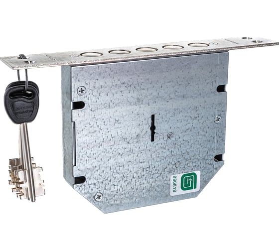 Изображение товара Врезной замок ГАРДИАН 2001Т-4кл. ЗК 202Н бронепластина 27089