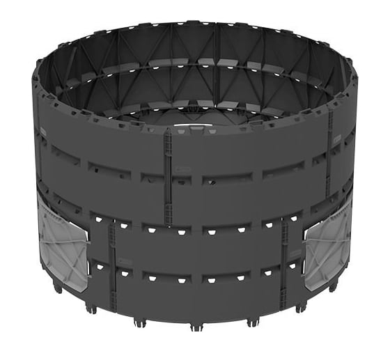 Изображение товара Компостер Протэкт Агроном Премиум 800 л, черный К-800