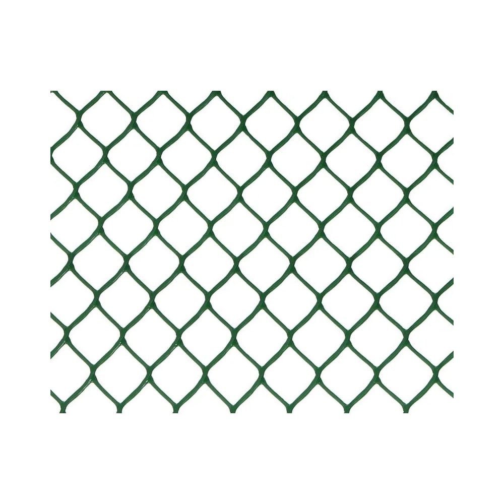 Изображение товара Заборная решетка СР-15/1, 5/20 15x15, 20 м, хаки - садовая пластиковая оградительная решетка