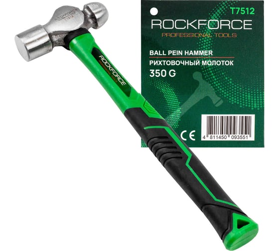 Изображение товара Молоток рихтовочный Rockforce 350гр RF-T7512(58467)