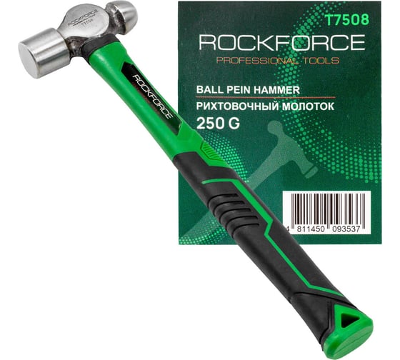 Изображение товара Молоток рихтовочный Rockforce 250гр RF-T7508(58465)