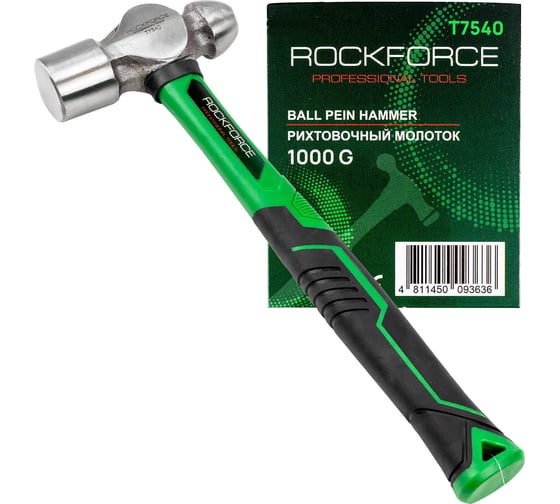 Изображение товара Молоток рихтовочный Rockforce 1000гр RF-T7540(58475)