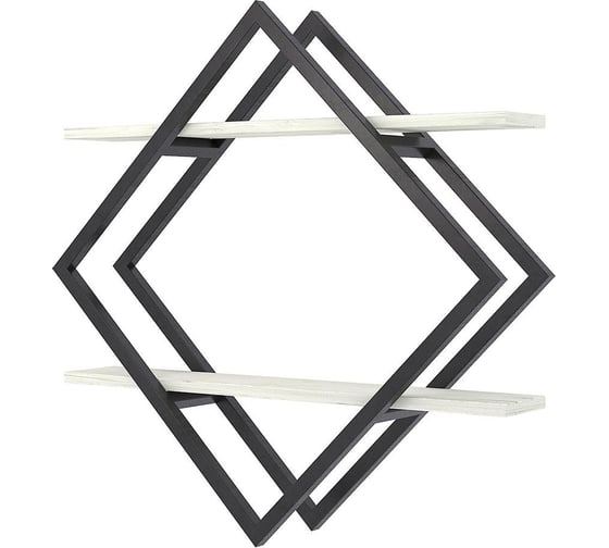 Изображение товара Полка Desk Question лофт DQ №10 Rum (бол.) цвет дуб белый (ШхГхВ 707х150х707) 10261