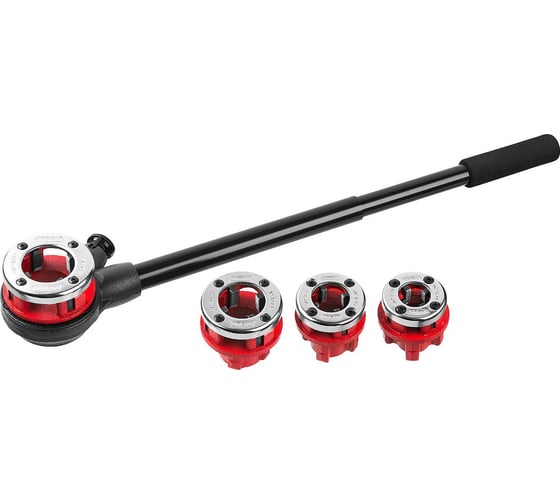 Изображение товара Трубный резьбонарезной набор №4 MIRAX 5 предметов 28240-H4