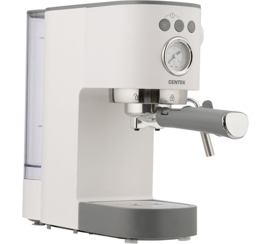 Изображение товара Кофеварка Centek 3в1, эспрессо, 20 бар, капучино + латте, 1200 мл, 1350 Вт, LED кнопки CT-1168