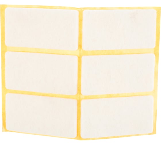 Изображение товара Самоклеящиеся фетровые пункты Tech-Krep/Zitar 25х50 белый 6 шт. 109148