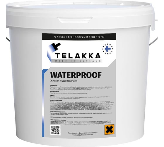 Изображение товара Жидкая гидроизоляция Telakka WATERPROOF 5кг 4631164230109