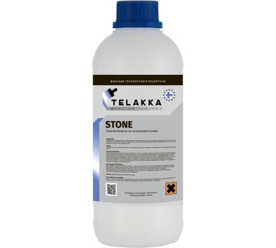 Изображение товара Гидрофобизатор пропитка для камня и плитки Telakka GIDROFOB STONE 1л 4673763647278