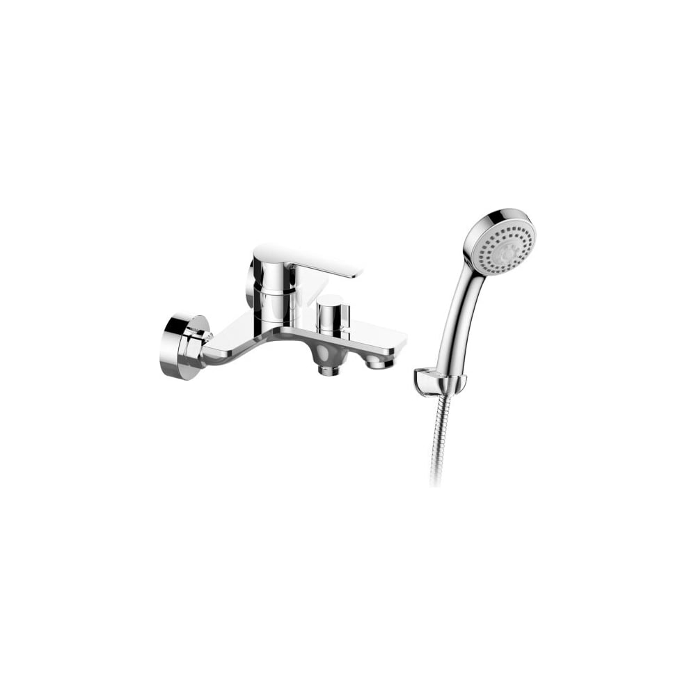 Изображение товара Смеситель для ванной Elghansa однорычажный с душевым комплектом 2392010 хром