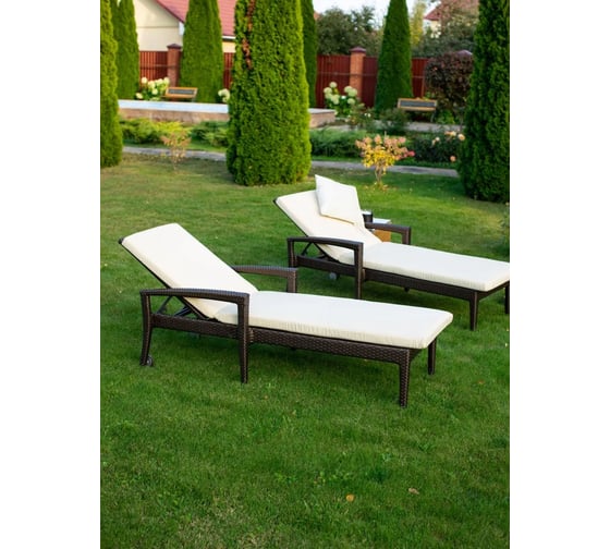 Изображение товара Подушка/матрас ООО "Фотон" Konway Maui для шезлонга 195x60, бежевая KN-4115