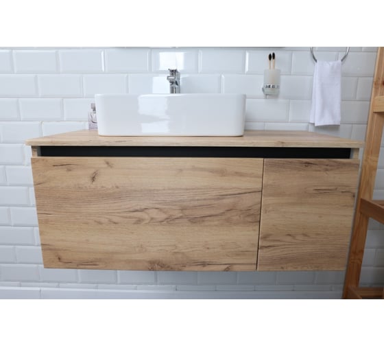 Изображение товара Тумба Alcora Vitale 80 для умывальников на столешницу, секвойя крем 95486