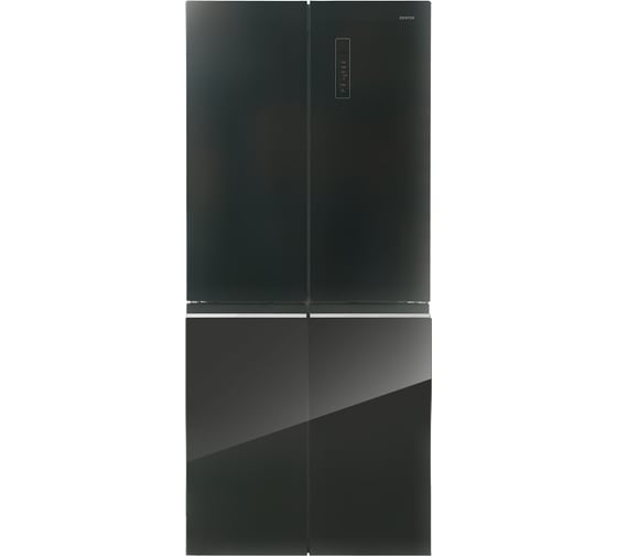 Изображение товара Холодильник Centek NF Black Glass total 415 л (148 л/267 л), стекло, 4 двери CT-1744 Black