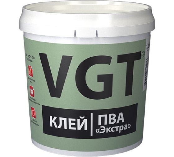 Изображение товара Клей ПВА VGT Экстра 1кг 11604912