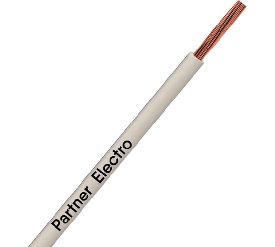 Изображение товара Провод Партнер-электро ПуГВ 1x0,75 белый (300м) P055G-01N03MC-B300WT