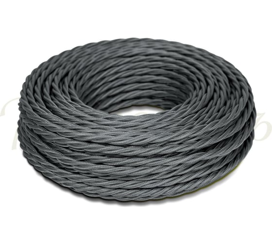 Изображение товара Провод МЕЗОНИНЪ витой ПВХ 3х2,5, цвет - графит GE70152-38
