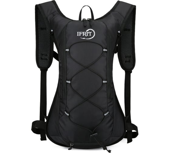 Изображение товара Рюкзак спортивный Ifrit Quicker полиэстер, черный, 11 л Р-999-11/1-1 4680232391914