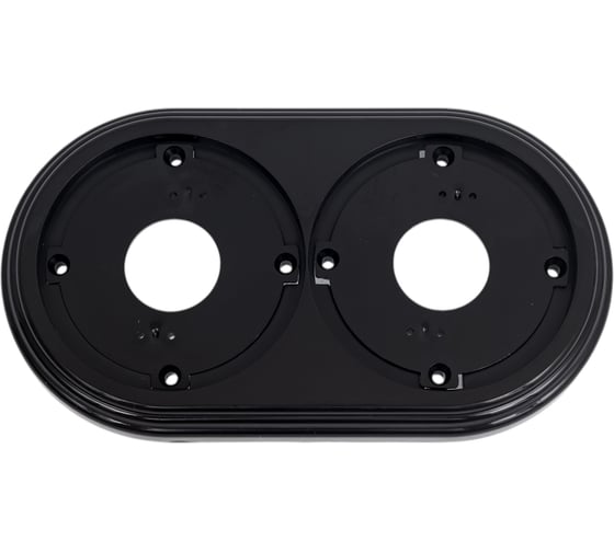 Изображение товара Рамка МЕЗОНИНЪ 2-местная пластиковая, цвет - черный GE30702-05