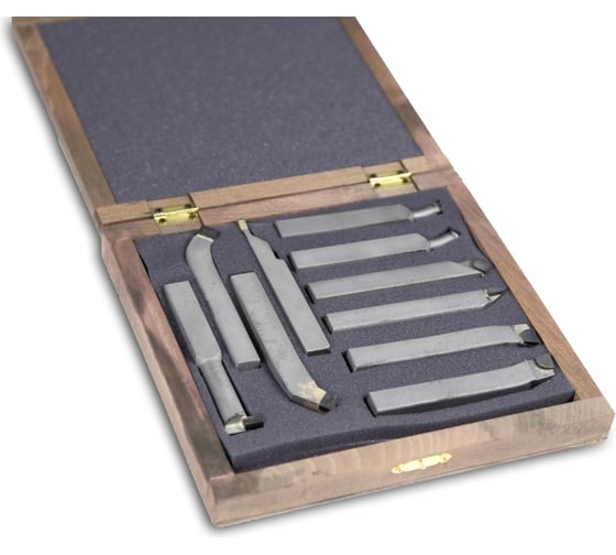 Изображение товара Набор резцов c твердосплавными напайками (10 шт, хвостовик 16x16 мм) MetalMaster 18511