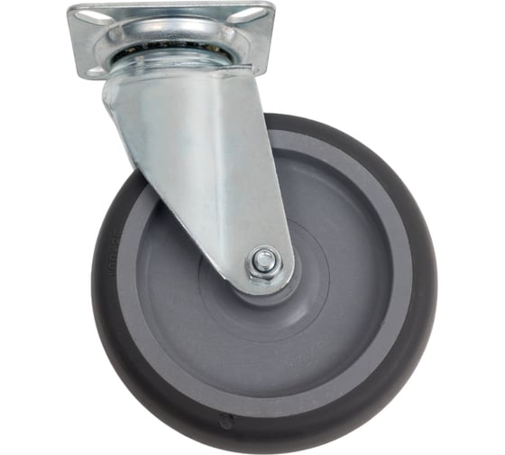 Изображение товара Поворотная колесная опора с площадкой, 100 мм KAMA 1702-MTB-100