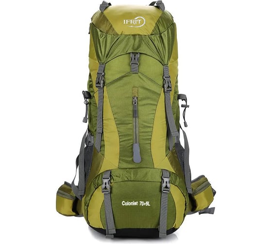 Изображение товара Рюкзак туристический Ifrit Сolonist полиэстер, зеленый, 75 л Р-999-75/1-1 4680232392140