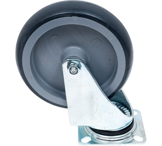 Изображение товара Поворотная колесная опора с площадкой, 125 мм KAMA 2802-MTB-125