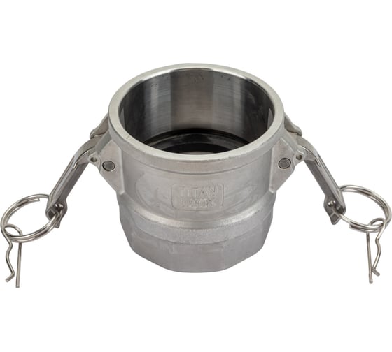 Изображение товара Камлок соединение типа DР (2.5"; заглушка для розетки; алюминий) TITAN LOCK TL250DPAL