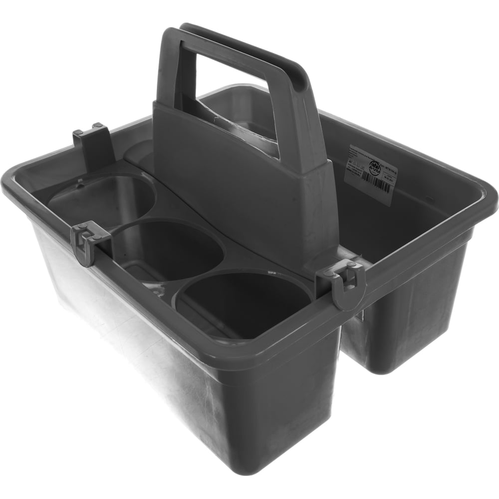 Изображение товара Горничная корзина для бытовой химии Uctem-Plas MTS104-grey Изображение товара Горничная корзина для бытовой химии Uctem-Plas MTS104-grey