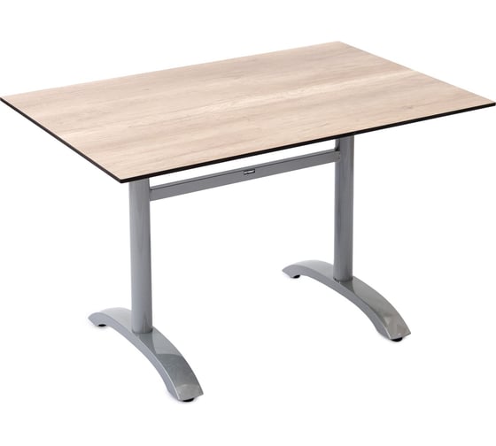 Изображение товара Складной стол Konway Solid Top Easy 120x80, montpellier/silver, для дома, дачи, бани, балкона, веранды, террасы KN-3159/KN-Solid.12080.214