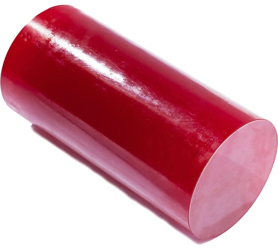 Изображение товара Полиуретановый стержень HIMPT Ф 200 мм ШОР А85 Россия 400 мм, 15.7 кг, красный 00028007533