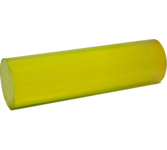 Изображение товара Полиуретановый стержень HIMPT Ф 200 мм ШОР А85 Китай 500 мм, 19.7 кг, жёлтый 00-00015506