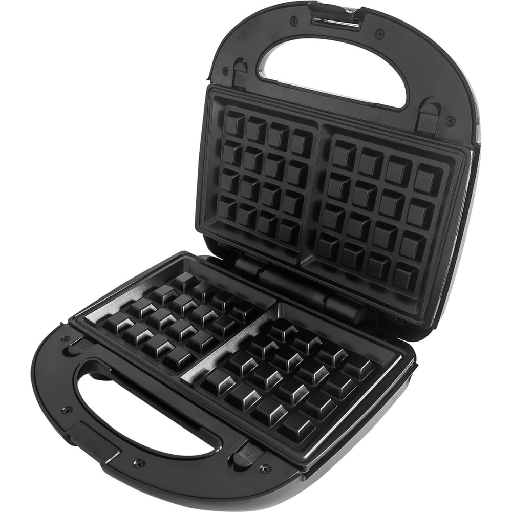 Изображение товара Мультипекарь 6 в 1 DASWERK вафельница, гриль, орешница, сэндвич, пончики, печенье, 6 съемных панелей, 750 Вт Mb-2 456332