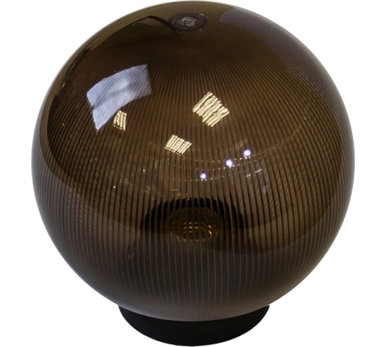 Изображение товара Садово-парковый светильник ЭРА НТУ 0260205 шар дымчатый призма D200mm Б0048070