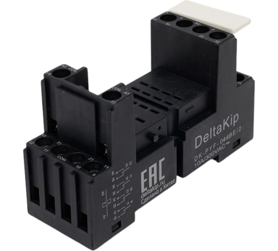 Изображение товара 2-ярусная монтажная колодка с винтовыми клеммами DELTAKIP DK-PYF-044BE/2 DK-K0000008