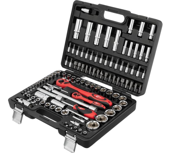 Изображение товара Профессиональный набор инструментов INTERTOOL 1/2 и 1/4, 108 шт.Cr-V ET-6108