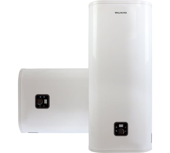 Изображение товара Водонагреватель Willmark WWH-50WFS U PRO (50 л, 2000 Вт, нержавеющая сталь, универсальный монтаж, 7 лет гарантии на бак) 1001182
