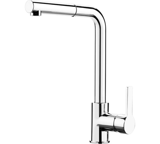 Изображение товара Смеситель для кухни Fima Carlo Frattini Kitchen с выдвижной лейкой, белый матовый, аналог F7029NOTBS, F7029WOTBS