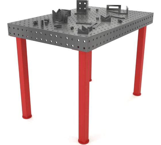 Изображение товара Сварочный стол Flamet с оснасткой, 800x1200 Optima 8 мм ОBP-800x1200-8