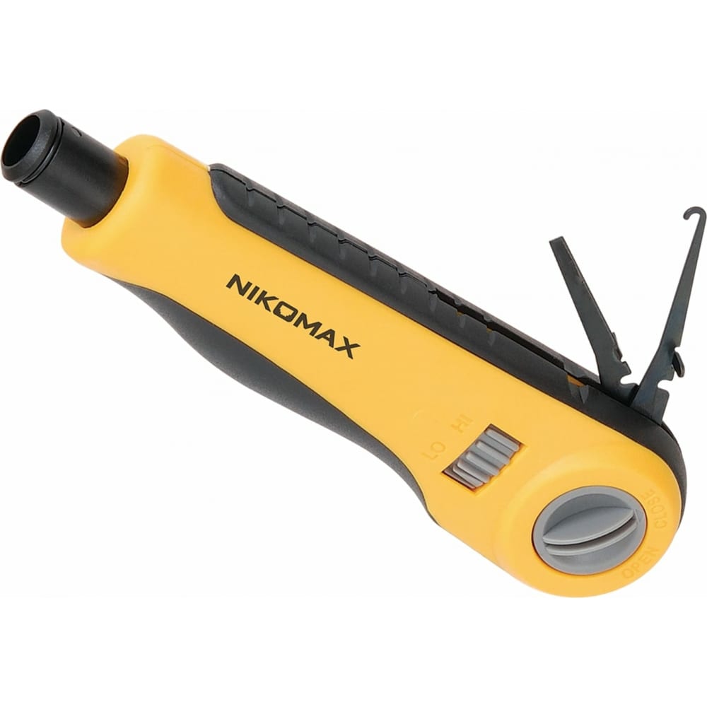Инструмент для заделки витой пары NIKOMAX ударный инструмент для одновременной заделки витых пар в кроссы 110 го типа nikomax