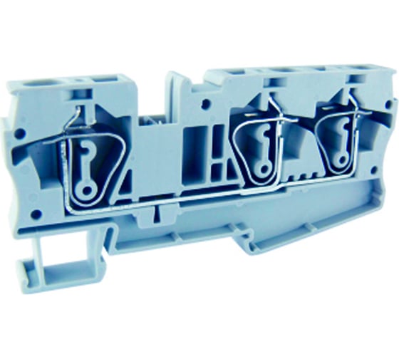 Изображение товара Пружинная клемма UPUN UJ5-6/1×2(BU), 40 шт 421078