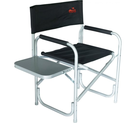 Изображение товара Директорский стул со столом Tramp алюминий, черный TRF-002