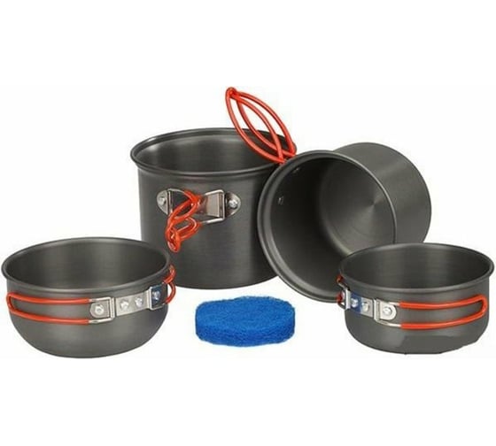 Изображение товара Набор посуды Tramp анодированный алюминий TRC-075