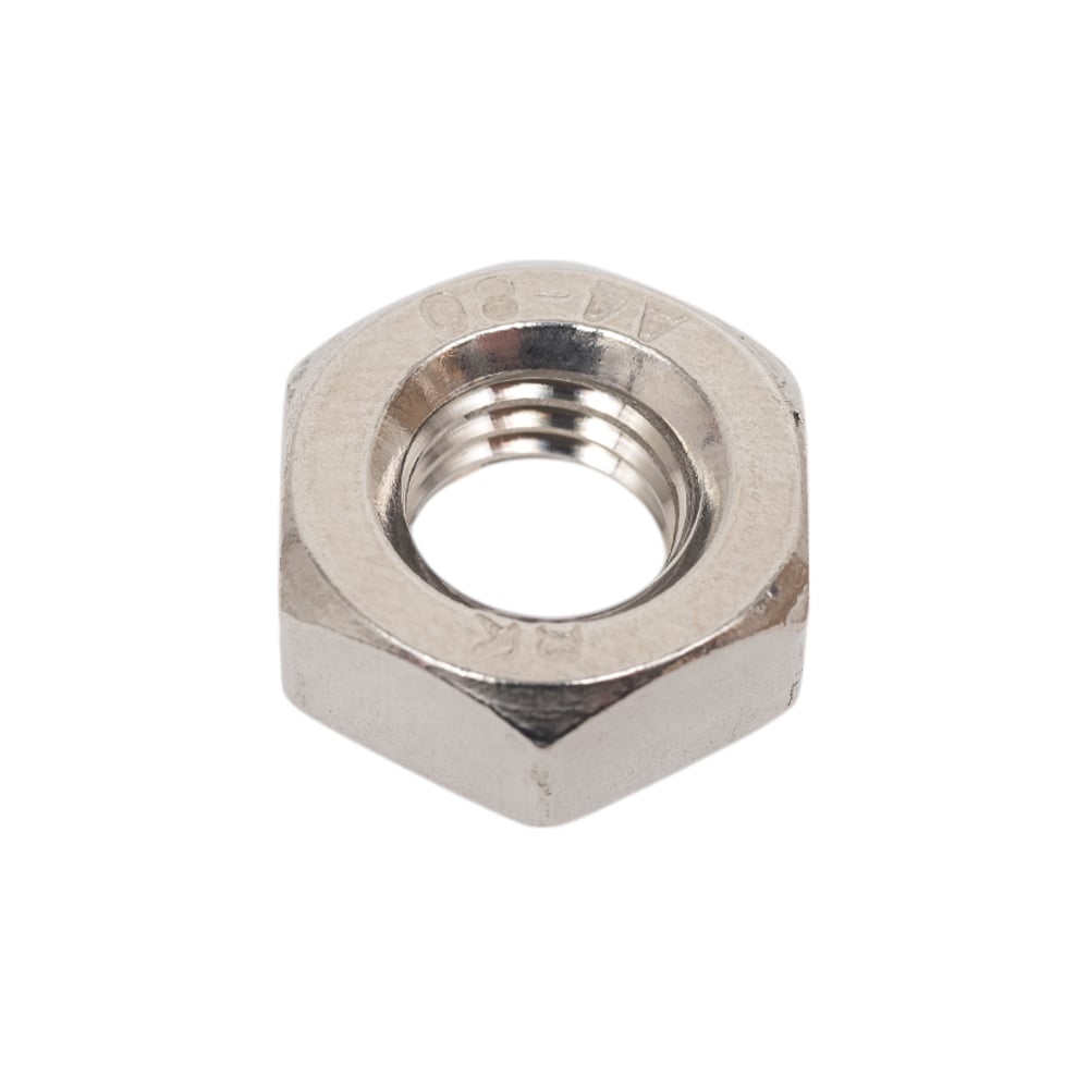 Изображение товара Шестигранная гайка DIN 934 А4-80 M10 10 шт Море-Метизов