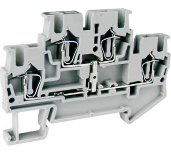 Изображение товара Пружинная двухуровневая клемма UPUN UJ5-2.5/2×2-PVE, 60 шт 421307