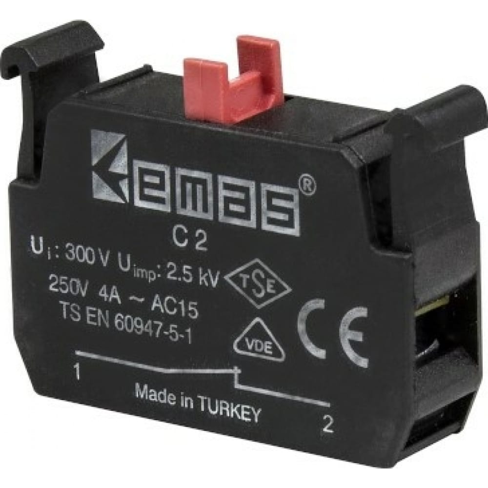 Блок-контакт EMAS блок контакт для контакторов серии knl22 knl38 iskra