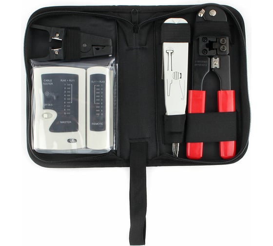 Изображение товара Набор инструментов Cablexpert для работы с локальной сетью TK-NCT-01