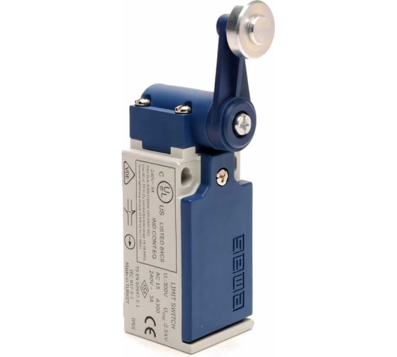 Изображение товара Концевой угловой выключатель быстрого переключения Emas 2-х направленный, 240В, 3А L5K13MEM121