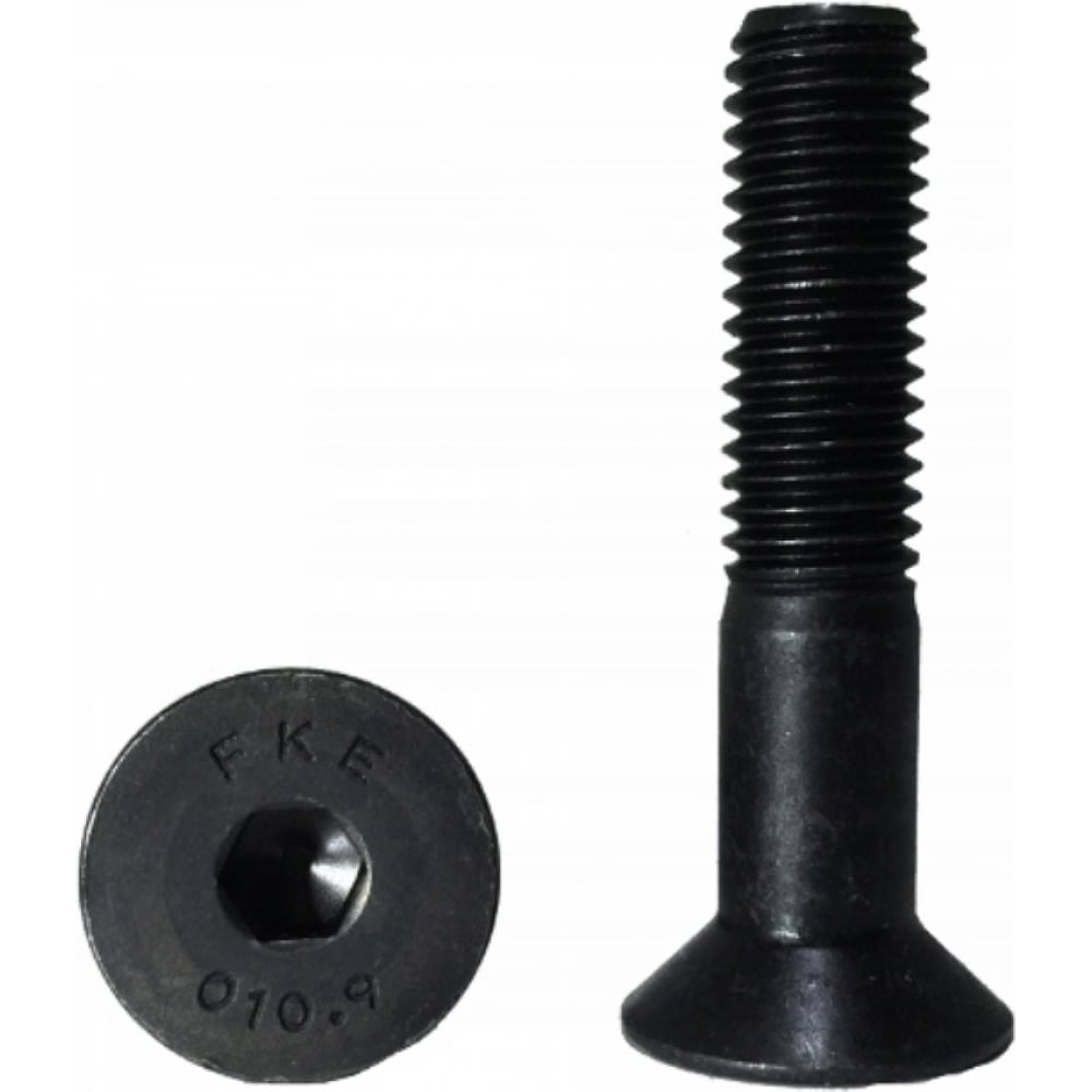 Изображение товара Винт ЦКИ DIN7991 М3х20 10.9 оксидированный HEX 2.0 100 шт.