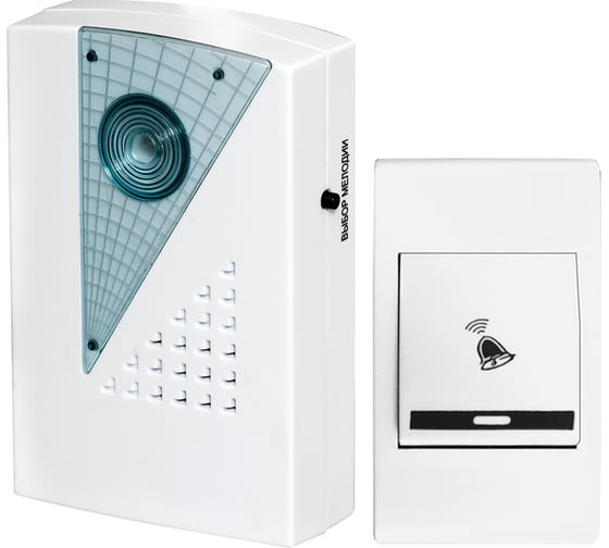 Изображение товара Звонок беспроводной МОНОМАХ ПЛ звук 32 мелодии с кнопкой (цифровой код) ПЛ-01Б